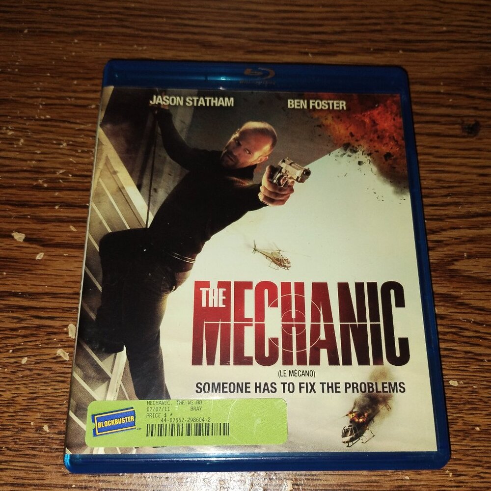 The Mechanic (Blu-ray Disc, 2010, Canadian) Jason Statham Ben Foster